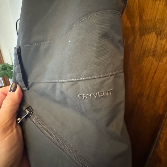 The North Face Olive Green Snowpant Overalls - Picture 3 of 3